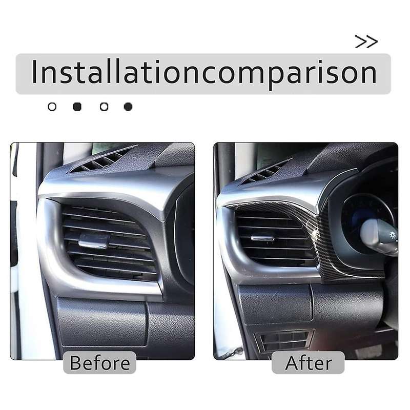 Central Console Side Air Outlet Panel Cover for Toyota Hilux 15-21