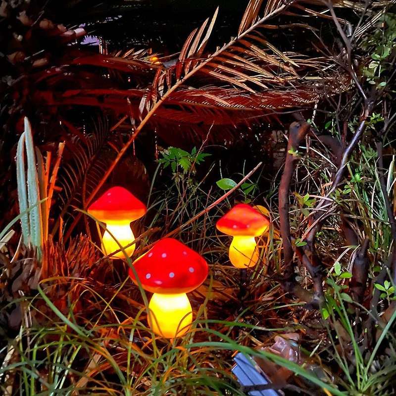 Outdoor Lighting Solar Mushroom Light for Garden Courtyard Decoration
