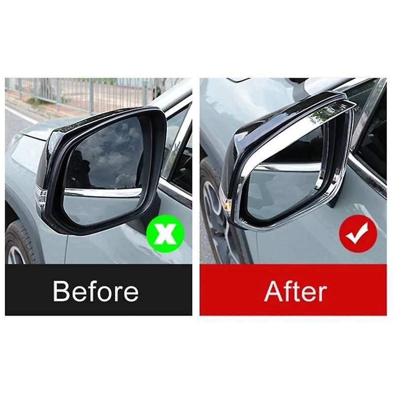 2pcs for 20 Tacqua Rearview Mirror Rain Shield Decorative Frame