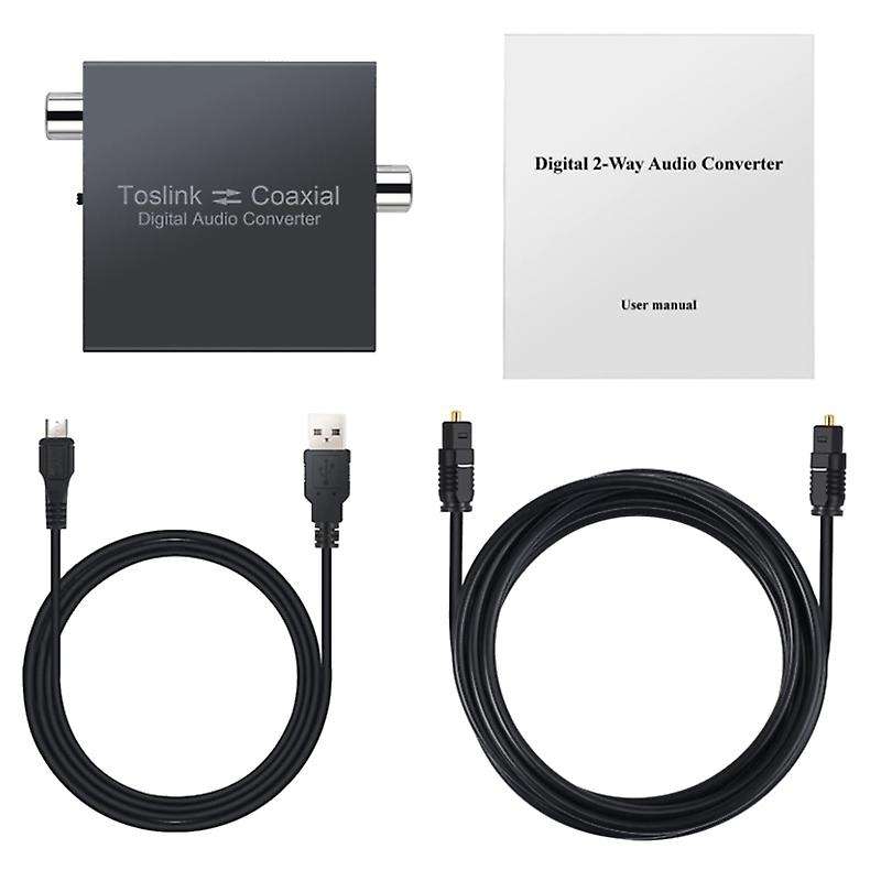 Digital Coaxial to Optical Spdif Toslink Converter Support Dts