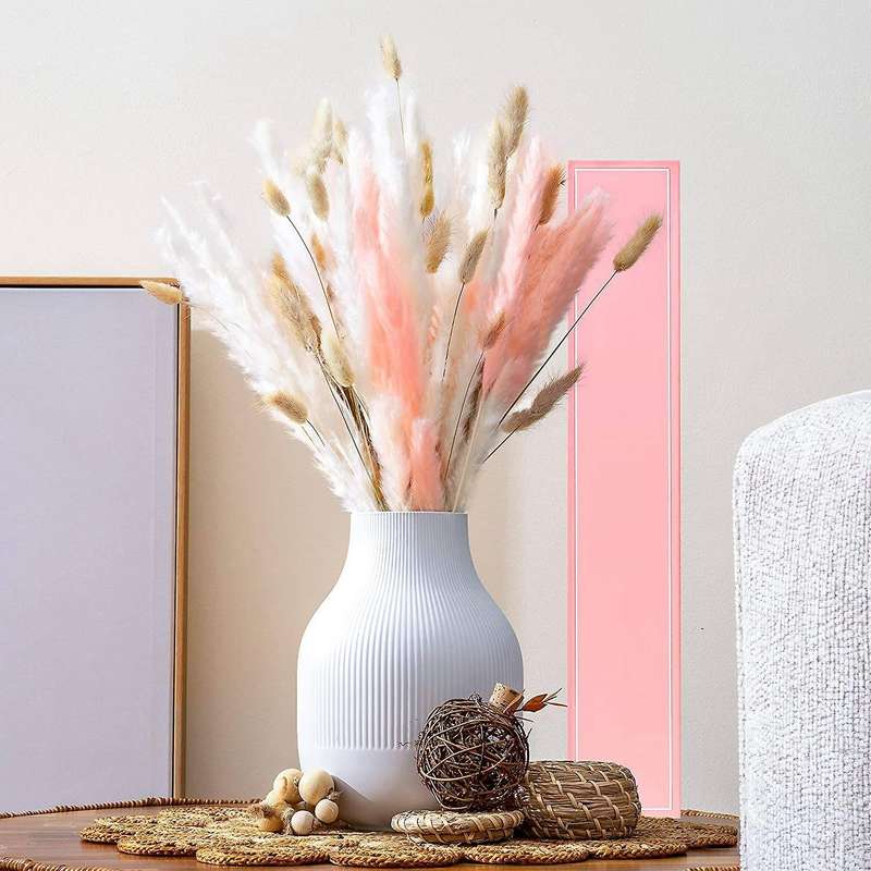 90pcs Dried Pampas Grass Set,luxurious Plants for Vases