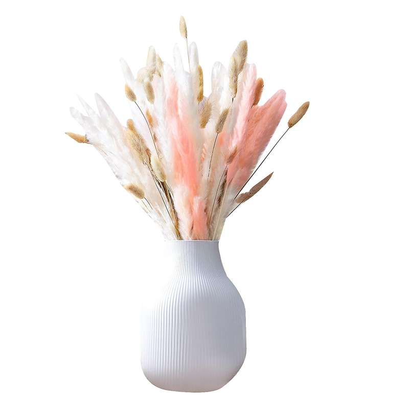 90pcs Dried Pampas Grass Set,luxurious Plants for Vases
