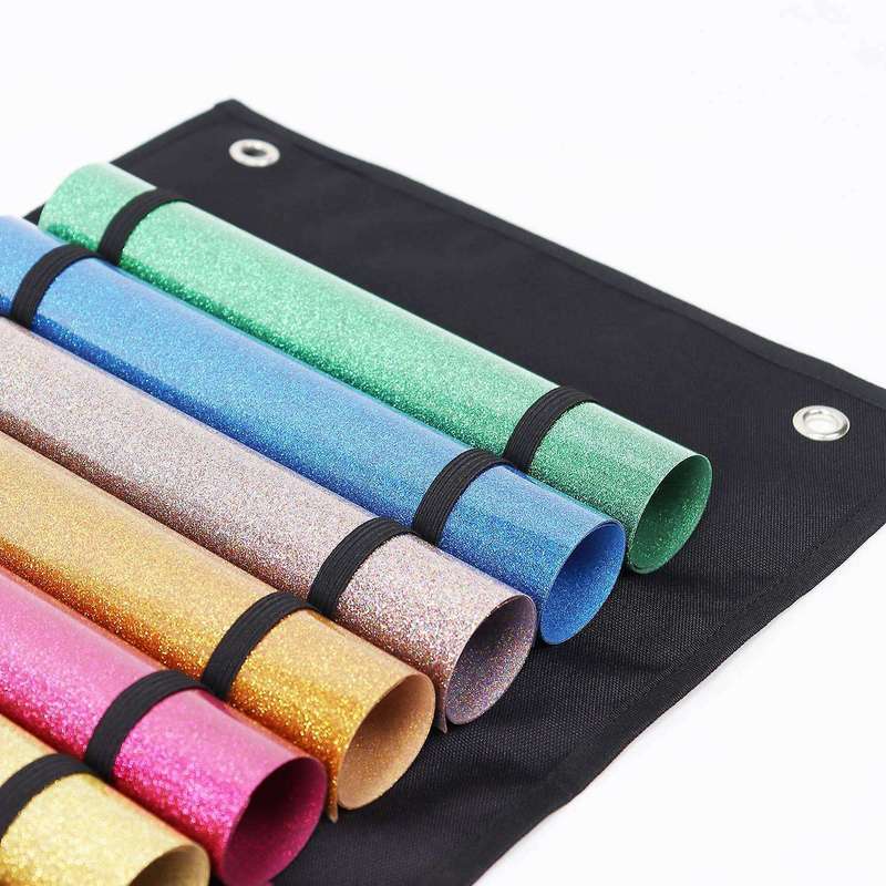48grid Vinyl Storage Holder Hanging Bag Hanging Behind The Door-b
