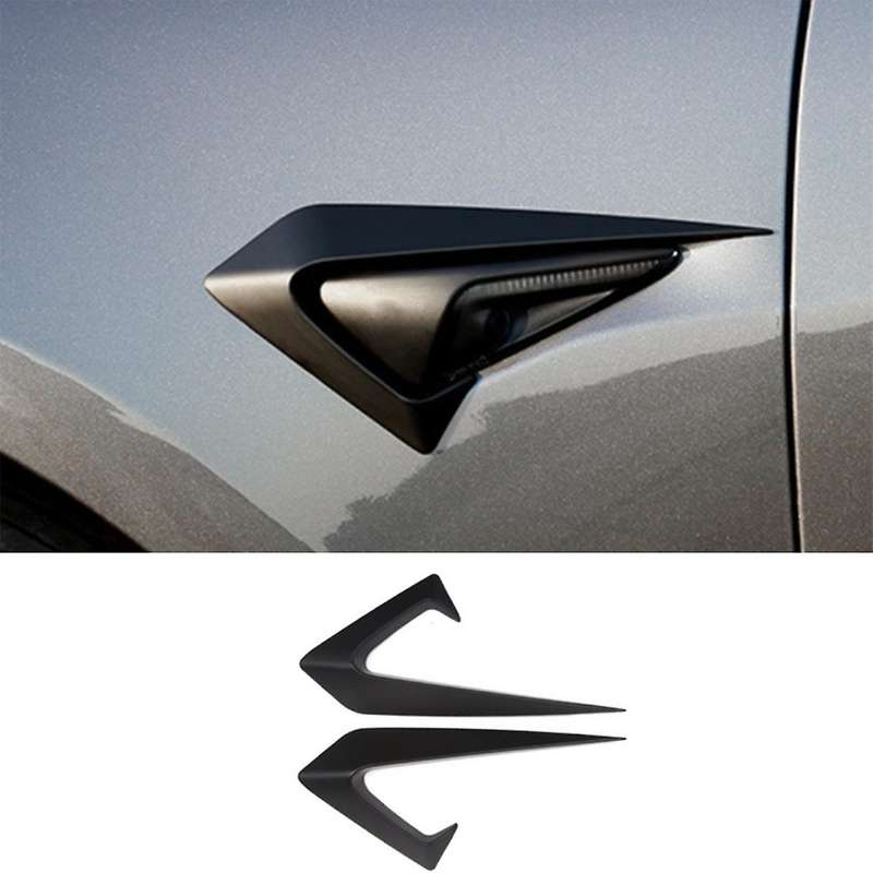 Side Camera Protection ,turn Signal Side Marker Cover, Matte Black
