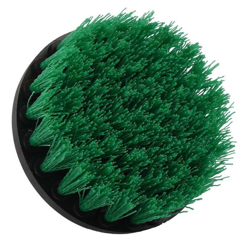 4in 4 Piece Soft, Medium and Stiff Scrubbing Brush Drill Attachment