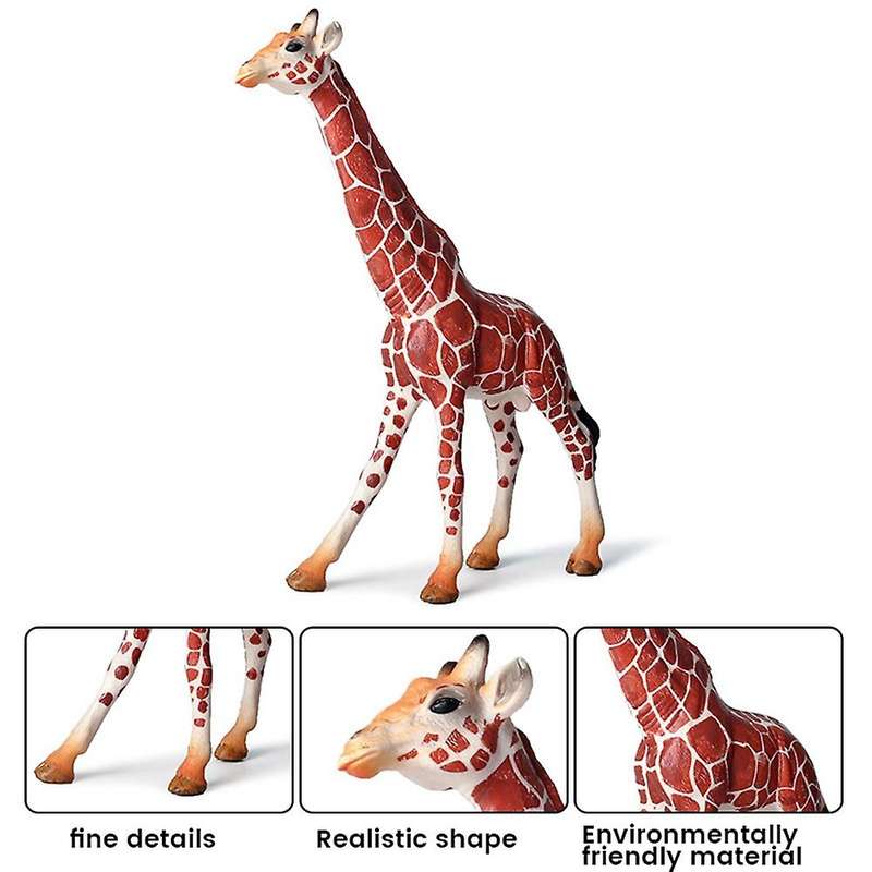 Realistic Giraffe Figurines Plastic Safari Toy, for Cake Topper