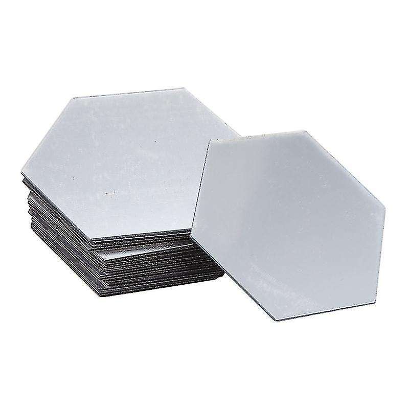 72pcs Wall Mirrors/mirror Wall Stickers/ Hexagon Mirror Decor
