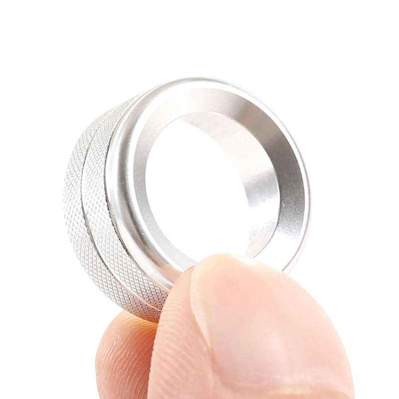 Air Conditioner Knob Ring Mirror Adjustment Knob Cover Trim Silver