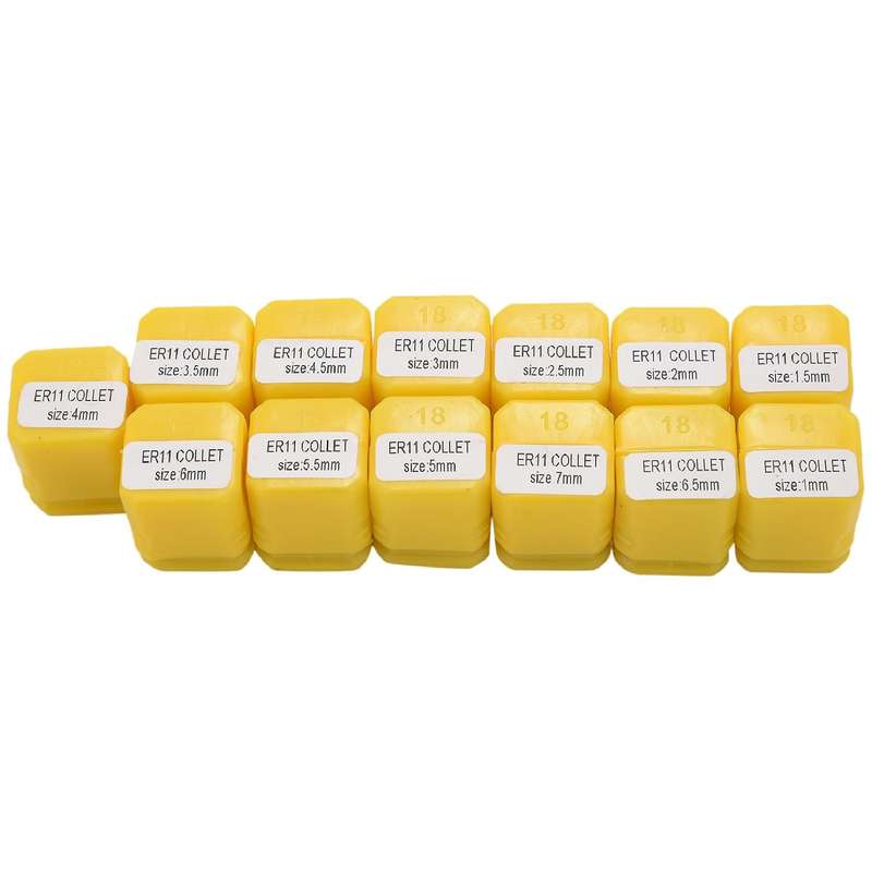 13pcs Er11 Chuck Cnc Spindle Er-11 Collet Lathe Tool Holder From 7mm