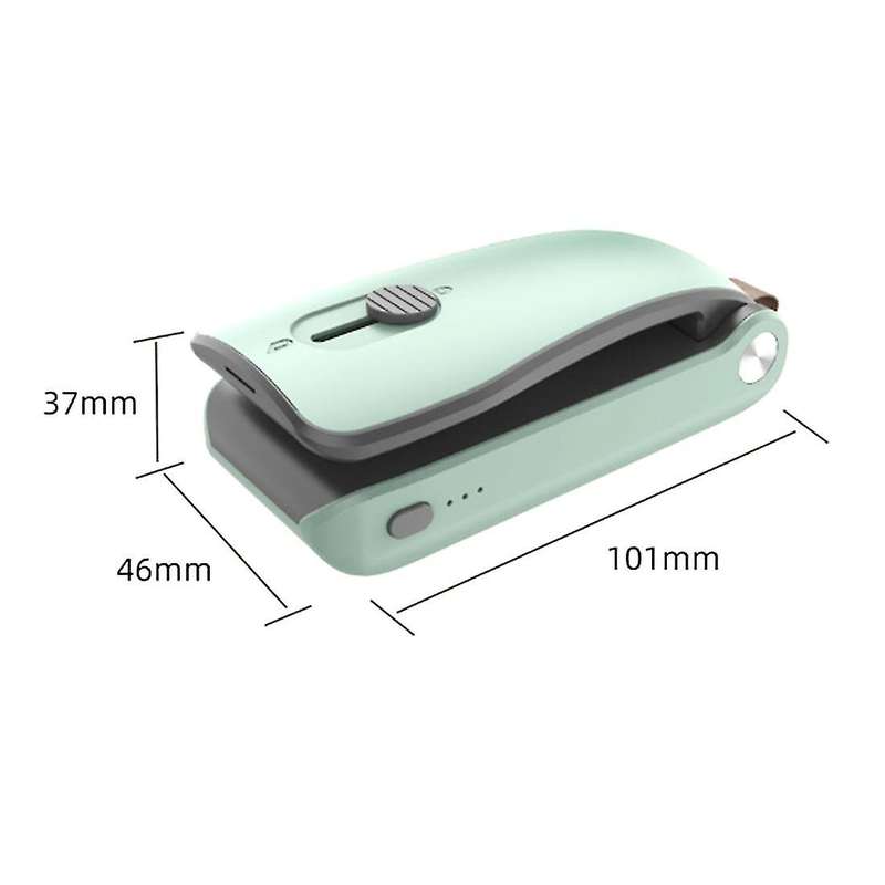 2 In1 Handheld Bag Heat Vacuum Sealer, Heat Sealer Green