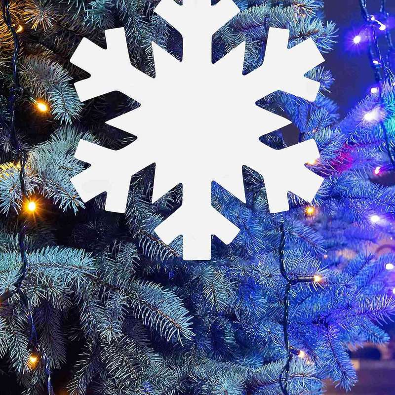 Acrylic Christmas Ornament Blank White Acrylic Diy Blank Clear