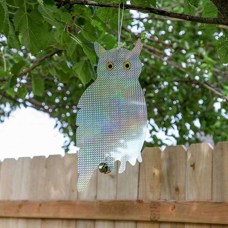 2pcs Owl Bird Repellent Hanging Device Keep Bird Away Garden Supplies