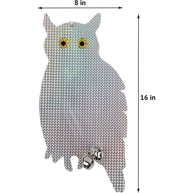 2pcs Owl Bird Repellent Hanging Device Keep Bird Away Garden Supplies