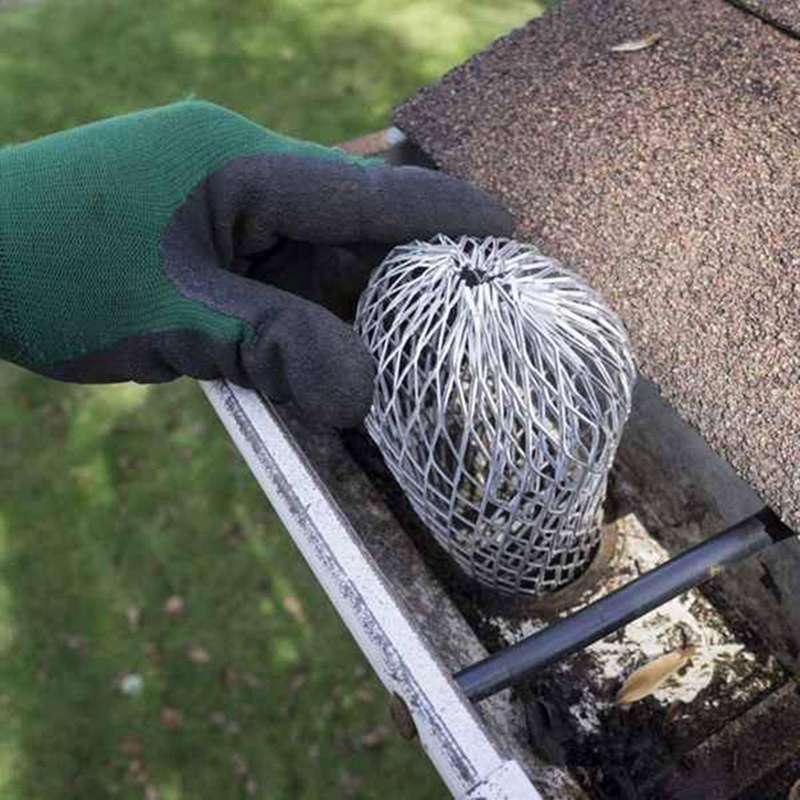 6 Pack Gutter Guard 3 Inch Aluminium Filter for Stopping Blockage