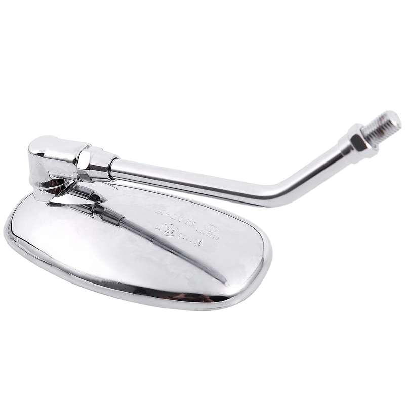 Universal Chrome Motorcycle Mirrors for Honda Suzuki Kawasaki 10mm