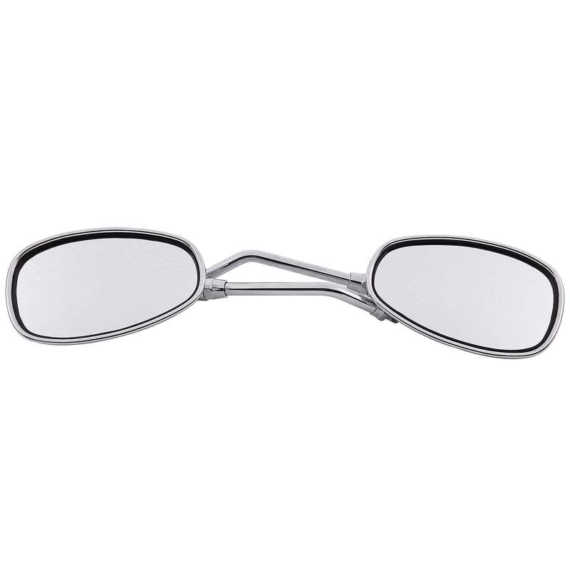Universal Chrome Motorcycle Mirrors for Honda Suzuki Kawasaki 10mm