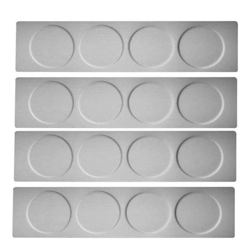 Magnetic Spice Jar Holder Stainless Steel Siding Base Magnetic Spice