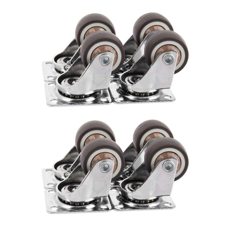 Casters,1 Inch/25 Mm Diameter, Ultra-quiet Wheel for Bookcase Drawers