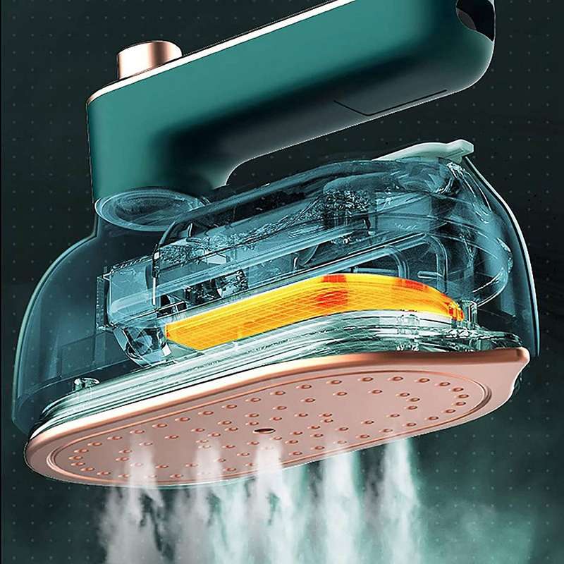 Travel Steamer Iron for Clothes Portable Folding Handheld Eu Plug