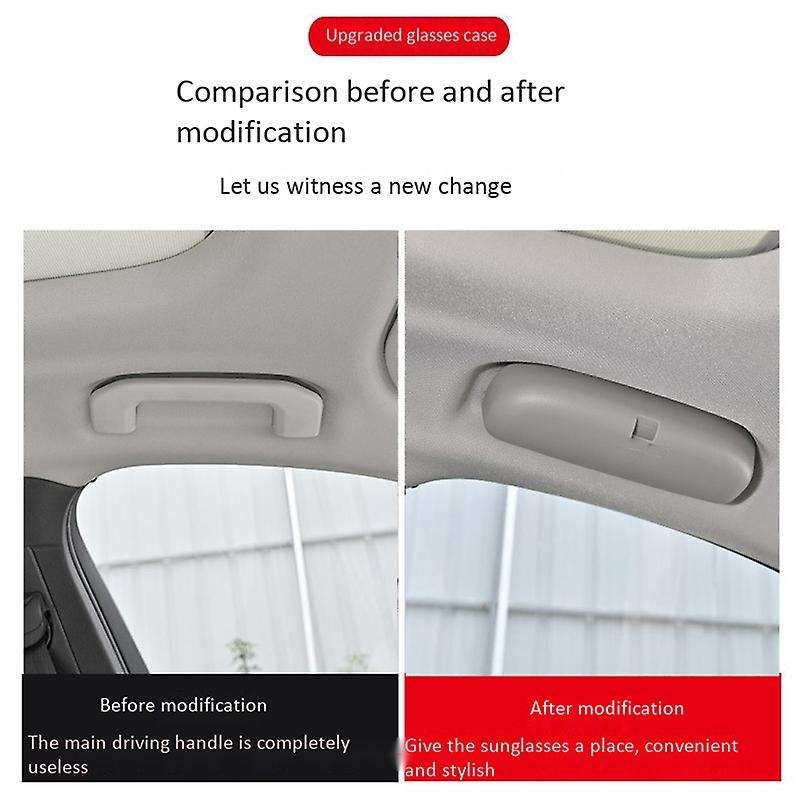 For Volvo S90 Xc60 S60v40 2018-2020 Car Glasses Holder Sunglasses Box