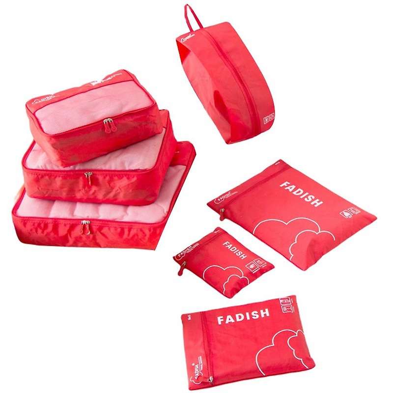 7 Pcs Travel Organizer Storage Bags Suitcase Portable Packing Set , 2