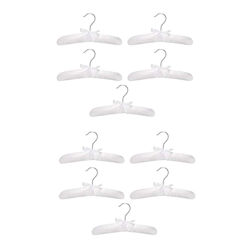 5pcs Luxury Satin-padded Children's Clothes Kids' Cloth Hook Hanger
