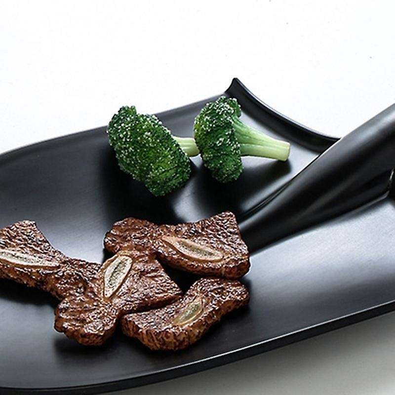 Creative Hot Pot Side Plates Shovel Plate Pan Serving Dishes 1pcs-b