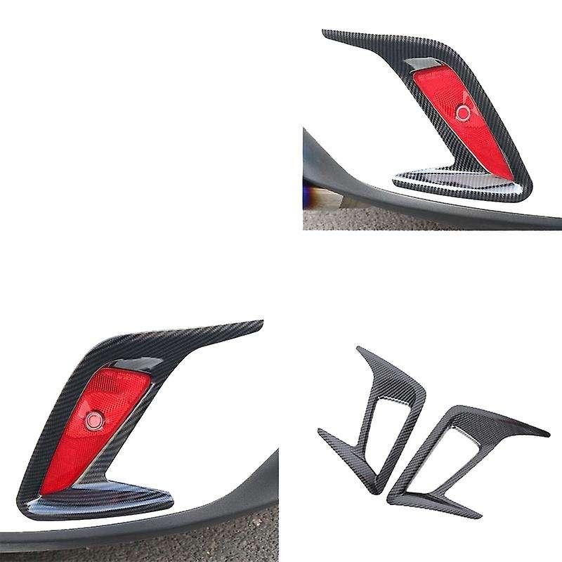 Carbon Fiber Rear Fog Light Cover for Ford Focus Hatchback Mk4 19-20
