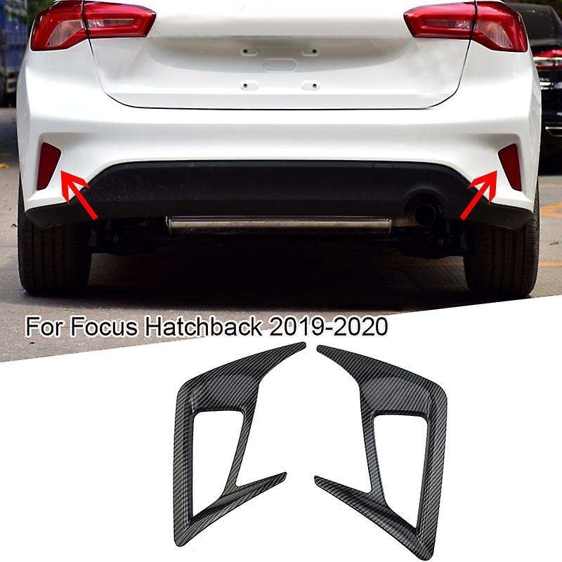Carbon Fiber Rear Fog Light Cover for Ford Focus Hatchback Mk4 19-20