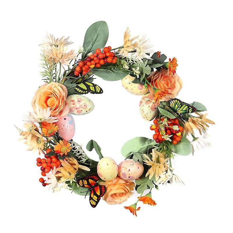 Easter Wreaths Flower Decoration Bunny Rabbit Garland Decoration
