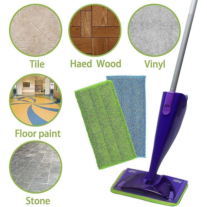 Mop Pad for Swiffer Wetjet Mop Reusable & Washable Cleaning Pads Home