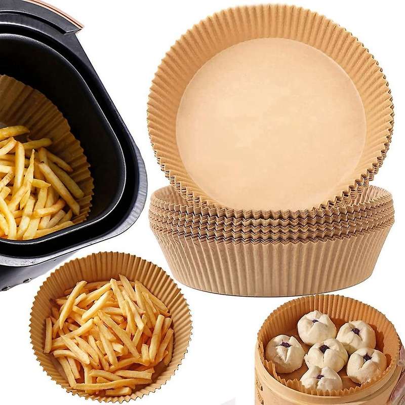 6.3inch Air Fryer Paper Liner for 3-5qt Air Fryer, 210 Pcs Paper