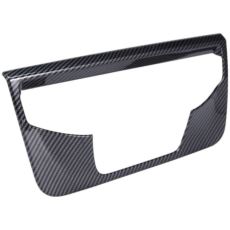 Carbon Fiber Car Control Navigation Panel Frame Trim Sticker
