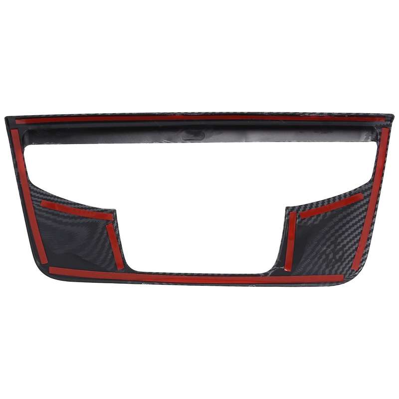 Carbon Fiber Car Control Navigation Panel Frame Trim Sticker