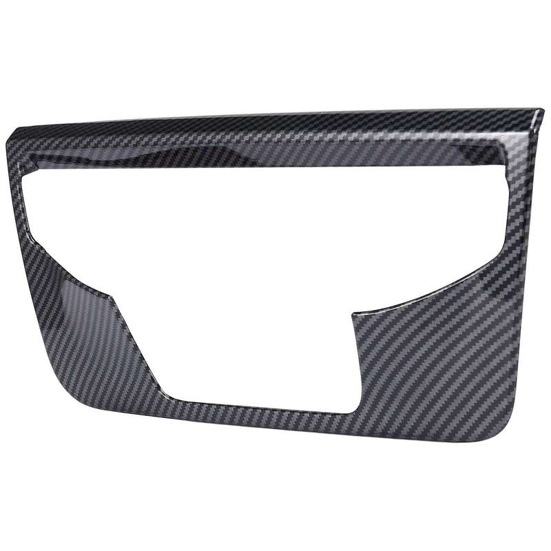 Carbon Fiber Car Control Navigation Panel Frame Trim Sticker