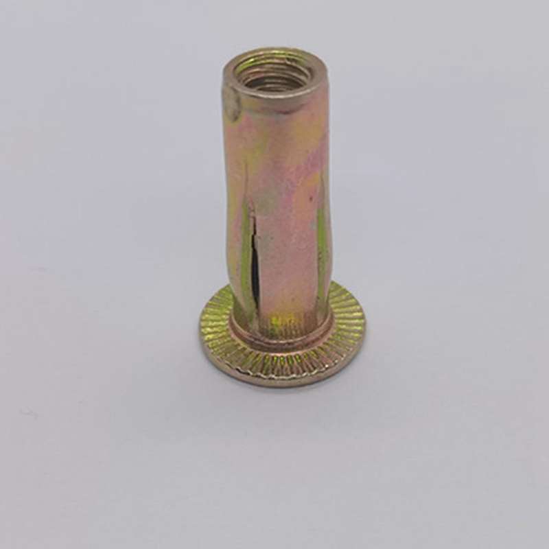 Multi-grip Rivet-nut, M8 Pre-bulbed Shank Carbon Steel Color-zinc