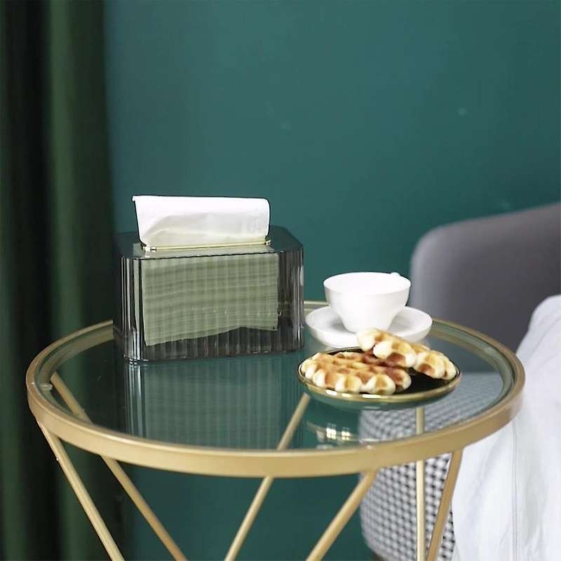 Living Room Household Tissue Box Napkin Spring Paper Box(white)