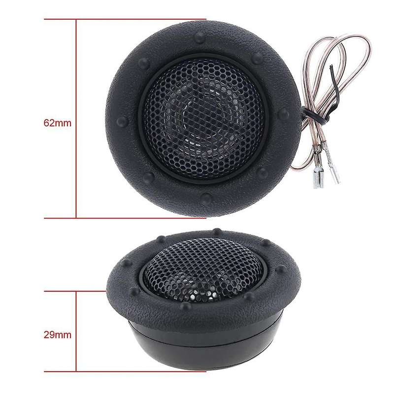 2pcs Universal High Efficiency Mini Half-dome Car Tweeter Speakers