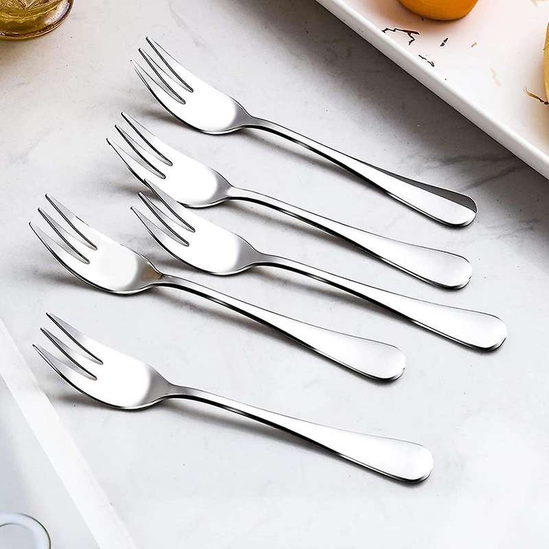 Dessert Forks Set Of 12, 5.5inches, Fruit Salad Forks for Party