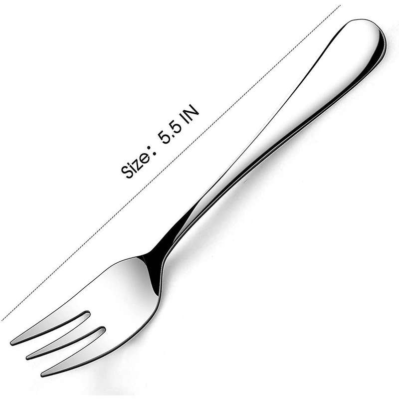 Dessert Forks Set Of 12, 5.5inches, Fruit Salad Forks for Party