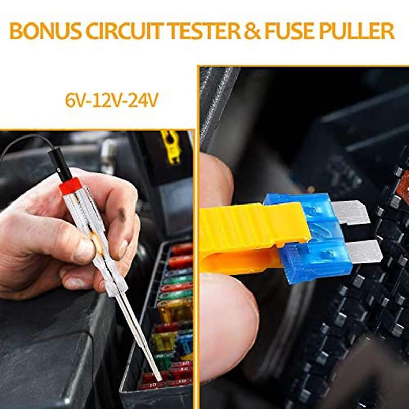 Fuse Assortment Kit 220pcs for Car Boat Truck Suv Auto Automotive