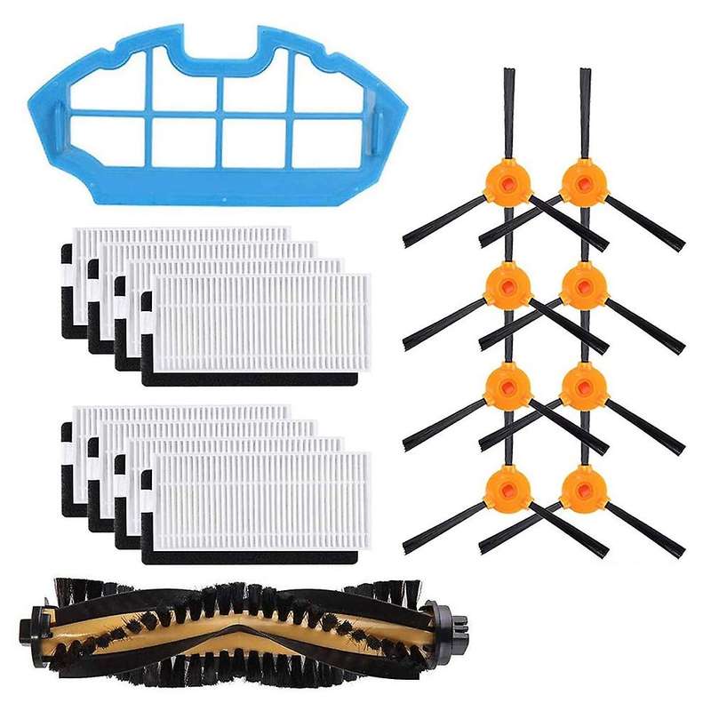 18pcs for Cecotec Iboto Aqua V710 Hepa Filter Main Roller Brush