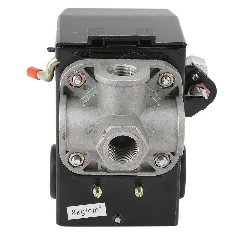 90-120psi Pressure Switch Control Valve Air Compressor 4 Port Black