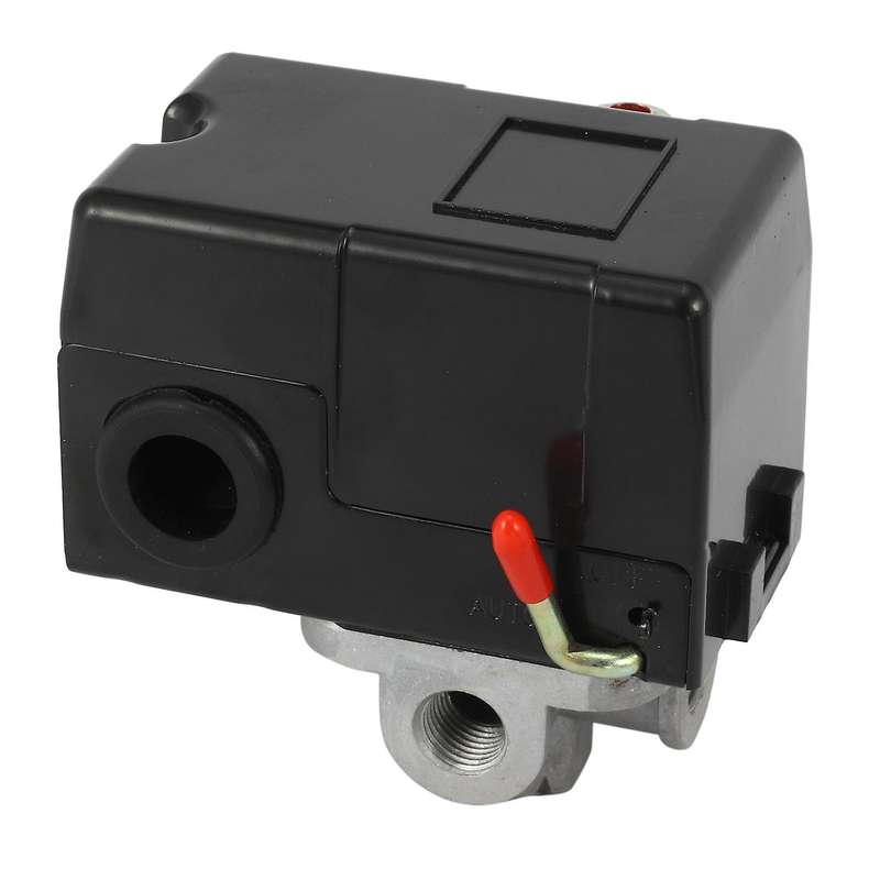 90-120psi Pressure Switch Control Valve Air Compressor 4 Port Black