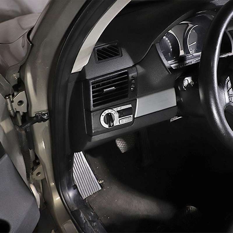 5pcs Car Headlight Switch Button Cover for Bmw- X3 2006-2010