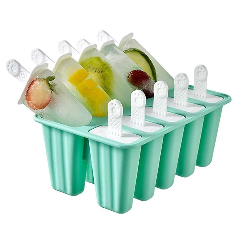 10 Sphere Silicone Ice Popsicle Molds,for Homemade Ice Cream