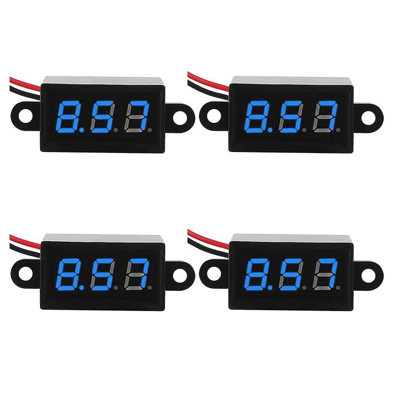 Digital Dc Voltmeter 0.28 Inch 2 Wire Dc 3.0v-30v Digital Voltmeter