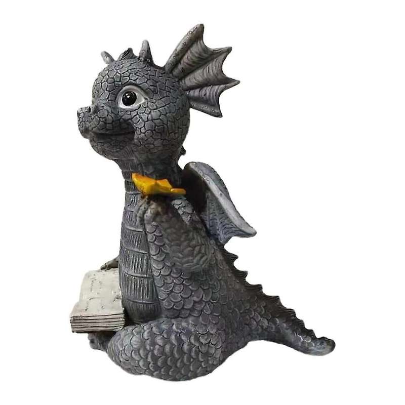 Baby Dragon Statue Buddha Art for Outdoor Courtyard Porch Decor