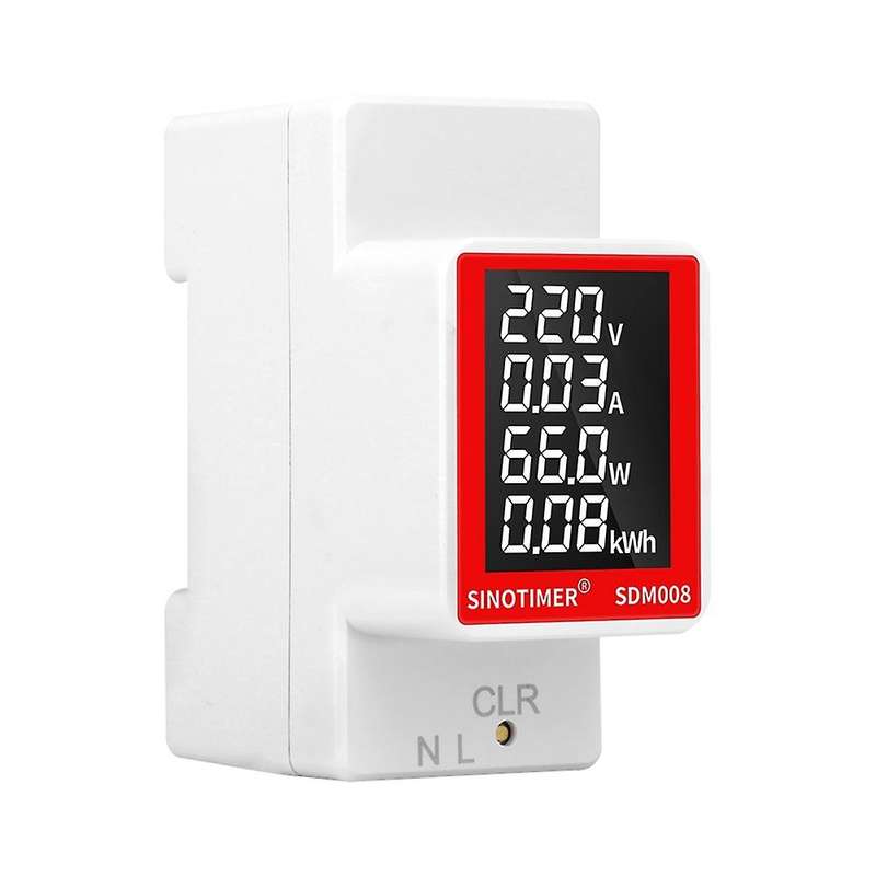 Sinotimer Ac Voltmeter 50-300v Multi-function Energy Meter Sdm008