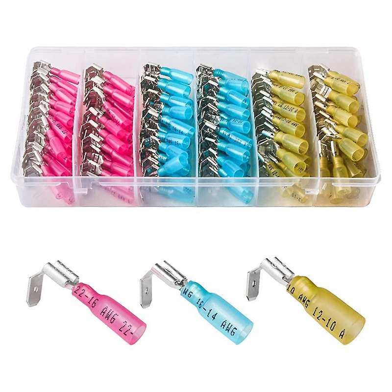 140pcs Awg Heat Shrink Piggy Back Spade Quick Splice Crimp